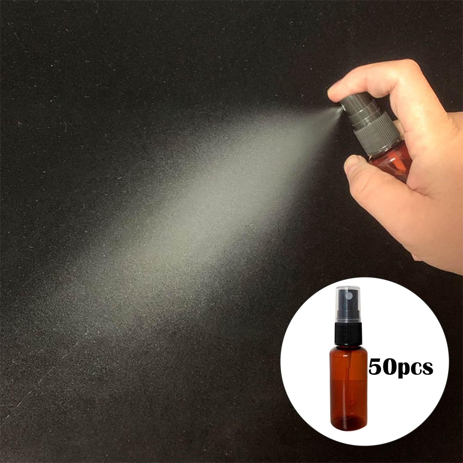 50Pcs Spray Bottle Plastic Mini Household Cosmetic Bottle Refillable Empty