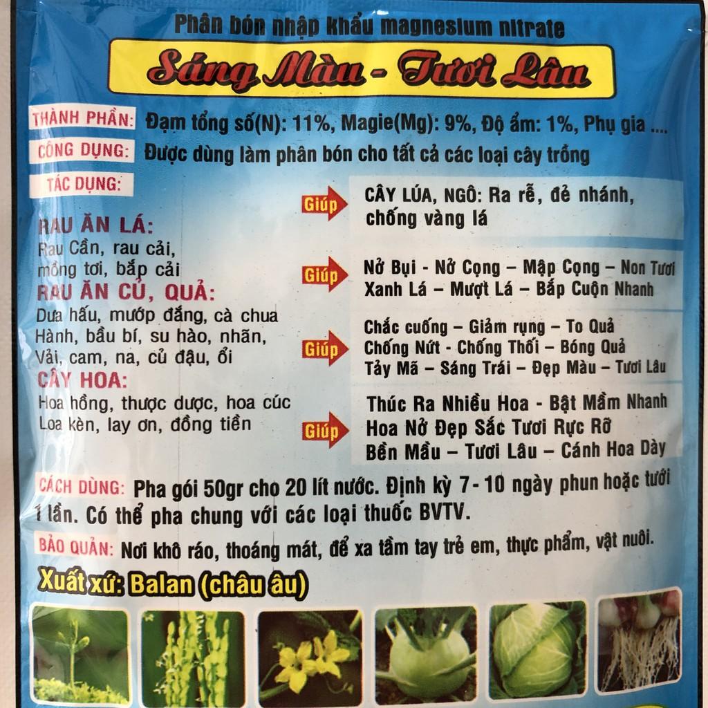 Phân bón Siêu Tốt giúp xanh lá đẹp lá, siêu ra rễ, kéo bật chồi