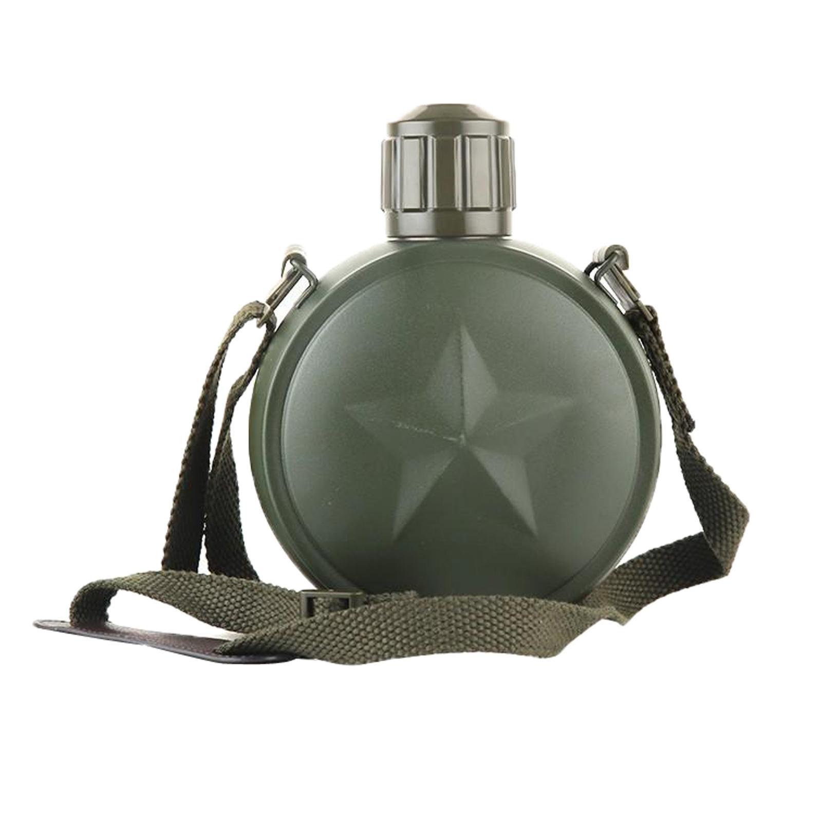 Portable Style Water Bottle Kettle Drink Cup with Strap for Outdoor