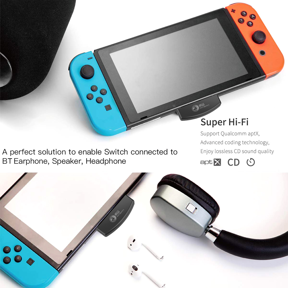 USB Tích Hợp Micrô Kỹ Thuật Số Không Dây A1 Gaming BT Cho Nintendo Switch / PS4 / PS3 / PC