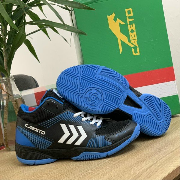 Giày bóng chuyền nam cày sân bê tông cực đỉnh VHD màu xanh đen