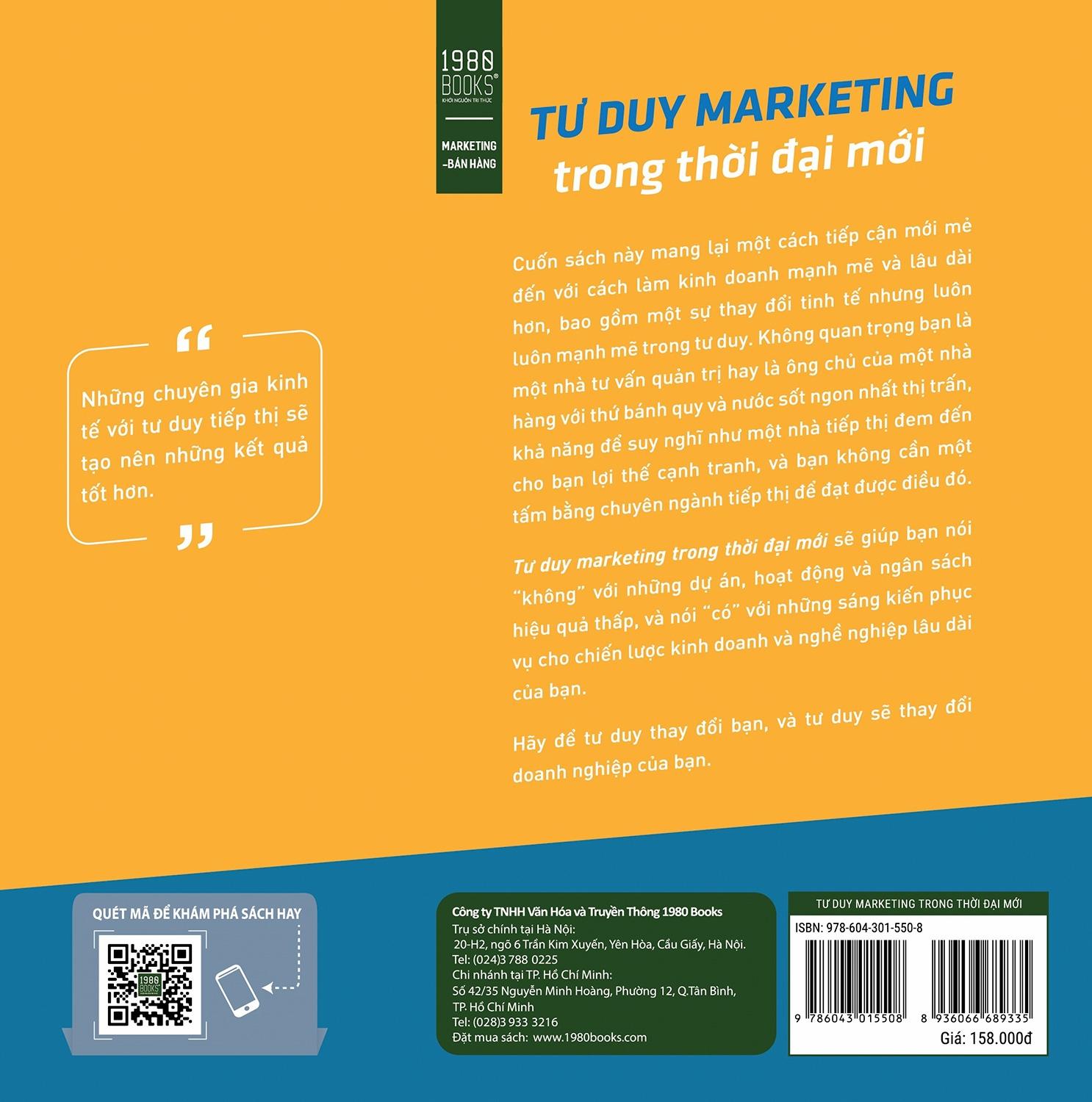 Sách Tư Duy Marketing Trong Thời Đại Mới
