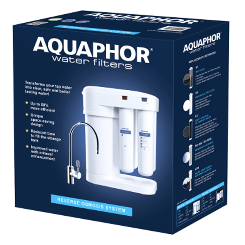 Máy Lọc Nước AQUAPHOR MORION DWM-101S Chuẩn Nước Uống Trực Tiếp, Công Nghệ RO Không Dùng Điện - Nhập Khẩu Châu Âu, Hàng Chính Hãng