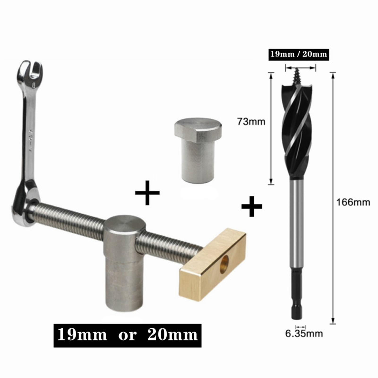 Woodworking Fixed Clip Quick Fixture Clamping Tool Desktop Brass Benches Kit