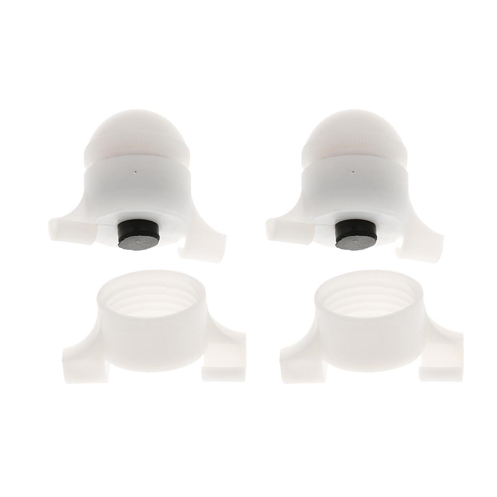 2 Pieces Sea Fishing 2 in 1 LED Fishing Rod Tip Clip On Night Light Fish Biting Alarm, Glow Stick Replacement