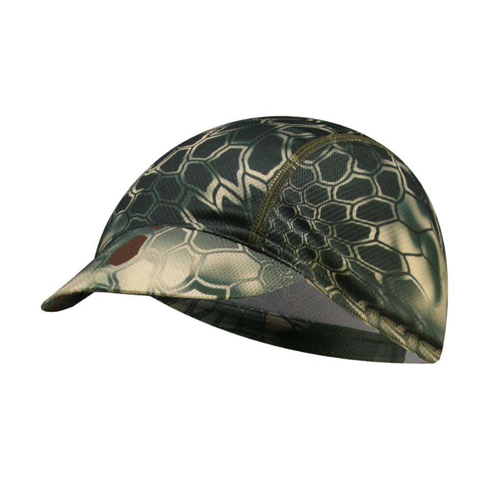 Mũ xe đạp thể thao ngoài trời thoáng khí polyester đi bộ đường dài chạy mũ nắng mũ làm mát nắp sọ thoáng khí Wicking Color: Black