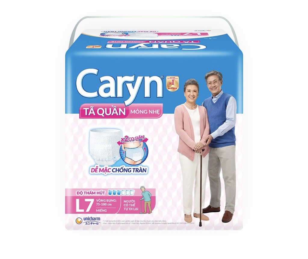 TÃ QUẦN NGƯỜI GIÀ CARYN SIZE L7 MIẾNG