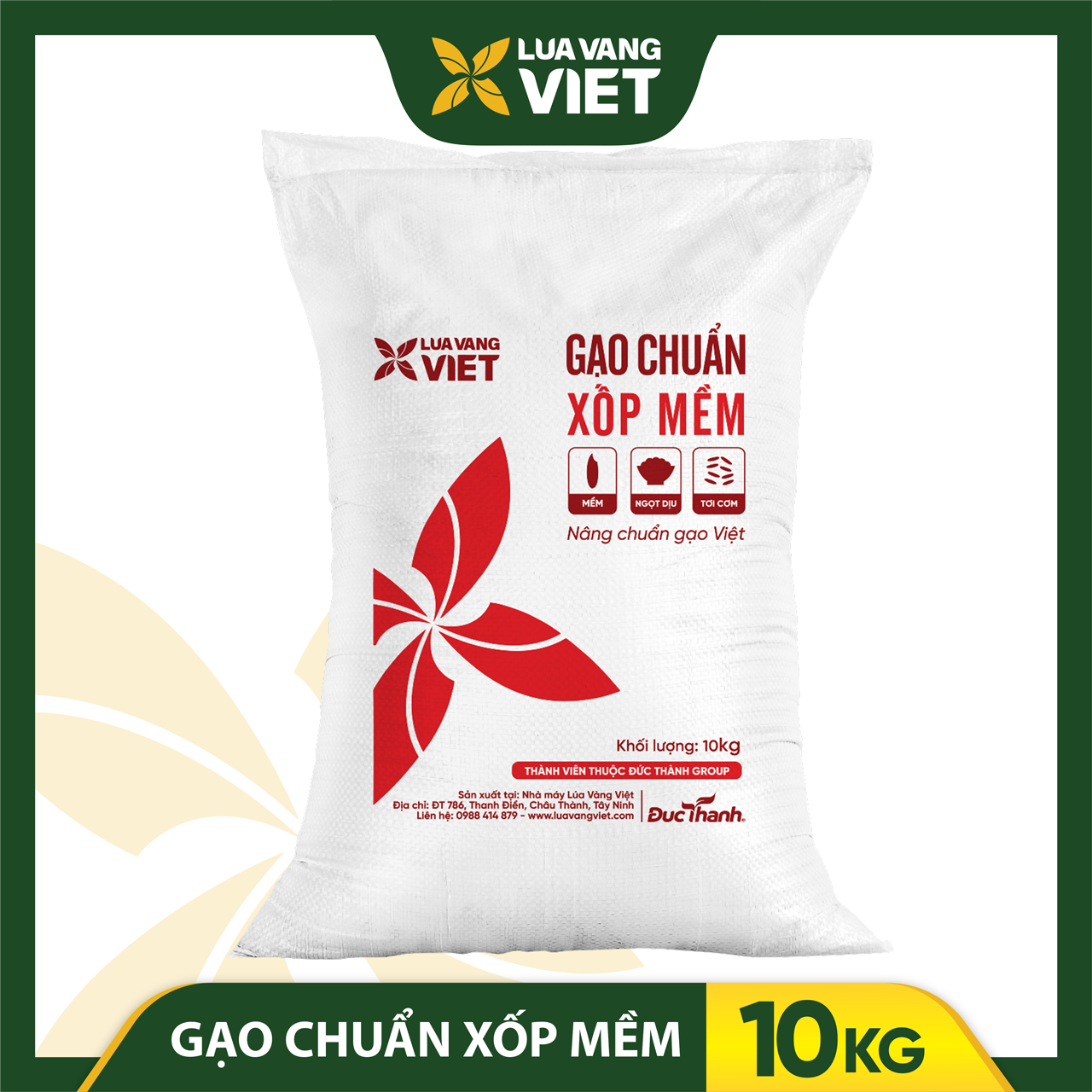 Gạo Chuẩn Xốp Mềm bao 10kg