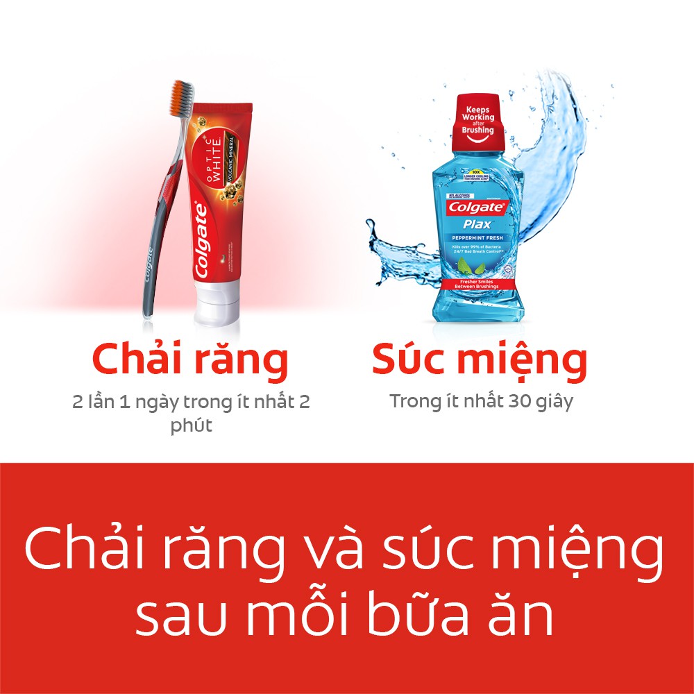 Kem đánh răng Colgate làm trắng răng khoáng núi lửa 100g