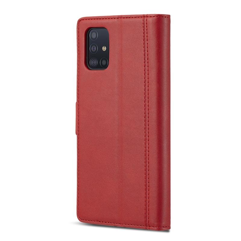 Ốp điện thoại da kiểu ví lật từ tính màu trơn cho SAMSUNG GALAXY A02S A12 5G A22 A32 A52 A72 A51 A71 4G