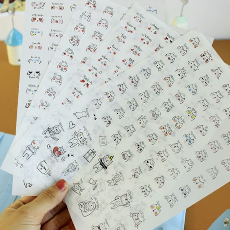 Bộ 336 Sticker Cảm Xúc Biểu Cảm Aegyo So Cute