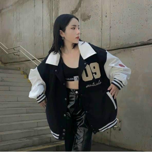 Áo Khoác Bomber Nam Nữ Jacket Nhung Tăm Dày Dặn MS09 EMEY LUXURY Chất Nỉ Tăm Hot Hit Form Rộng Unisex