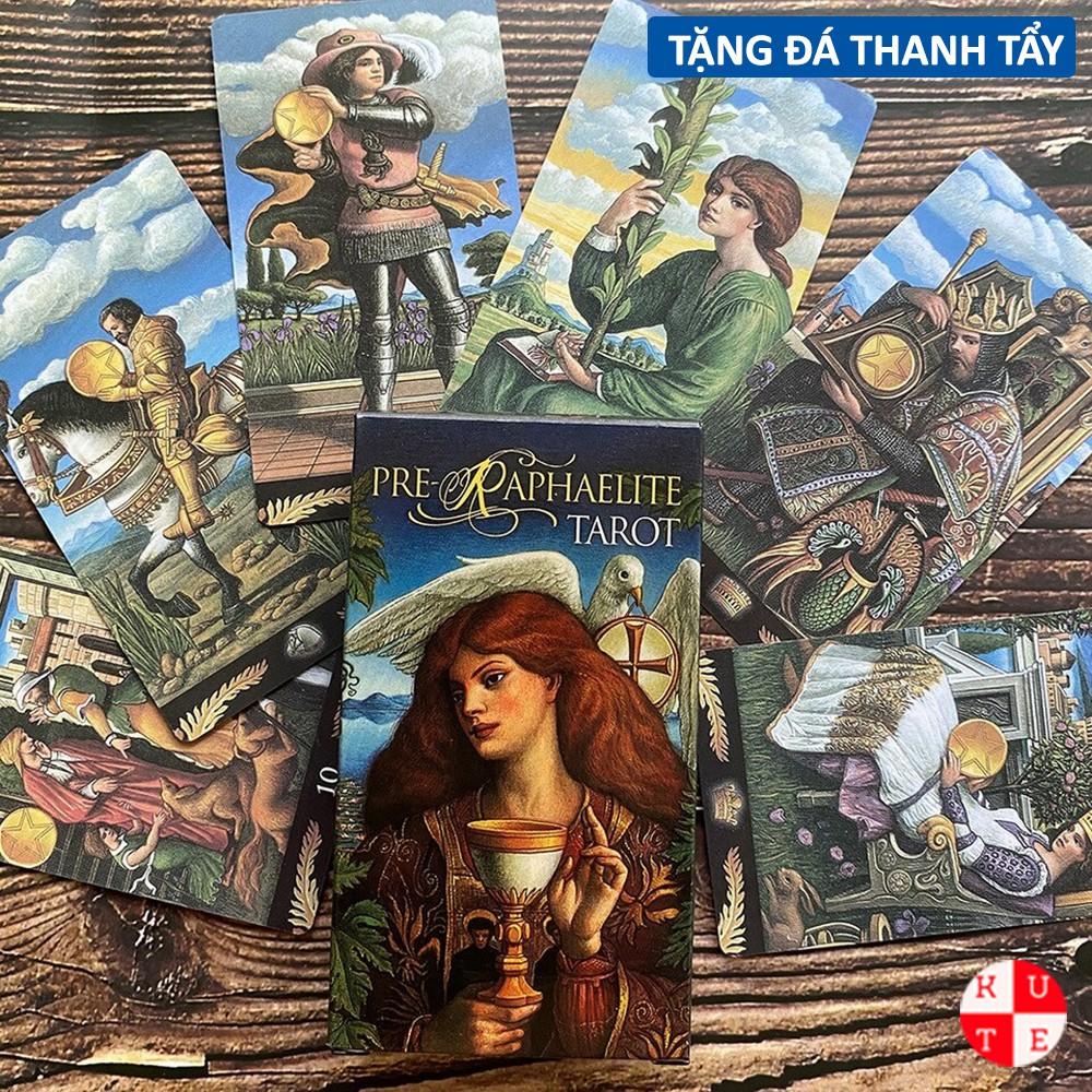 Bài Tarot Pre-Raphaelite 78 Lá Bài Tặng Đá Thanh Tẩy