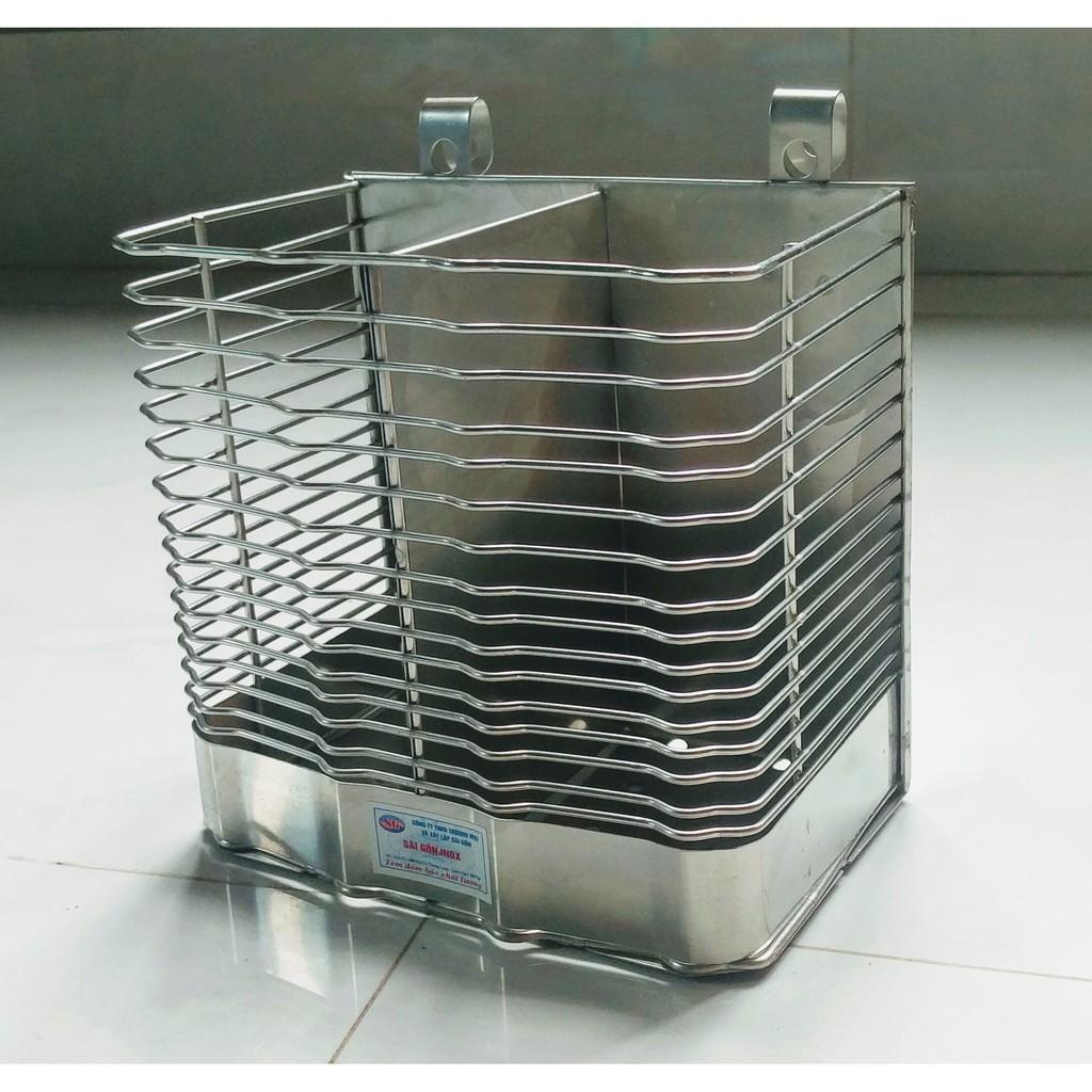 Ống đựng đũa muỗng thìa inox cao cấp