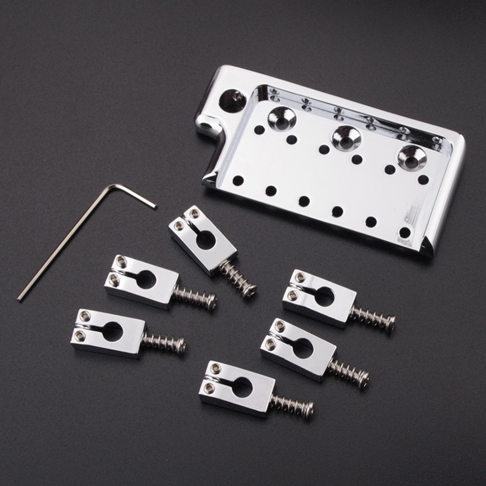 Professional Guitar Bridge Plate with Wrench Accessories for Electric Guitar
