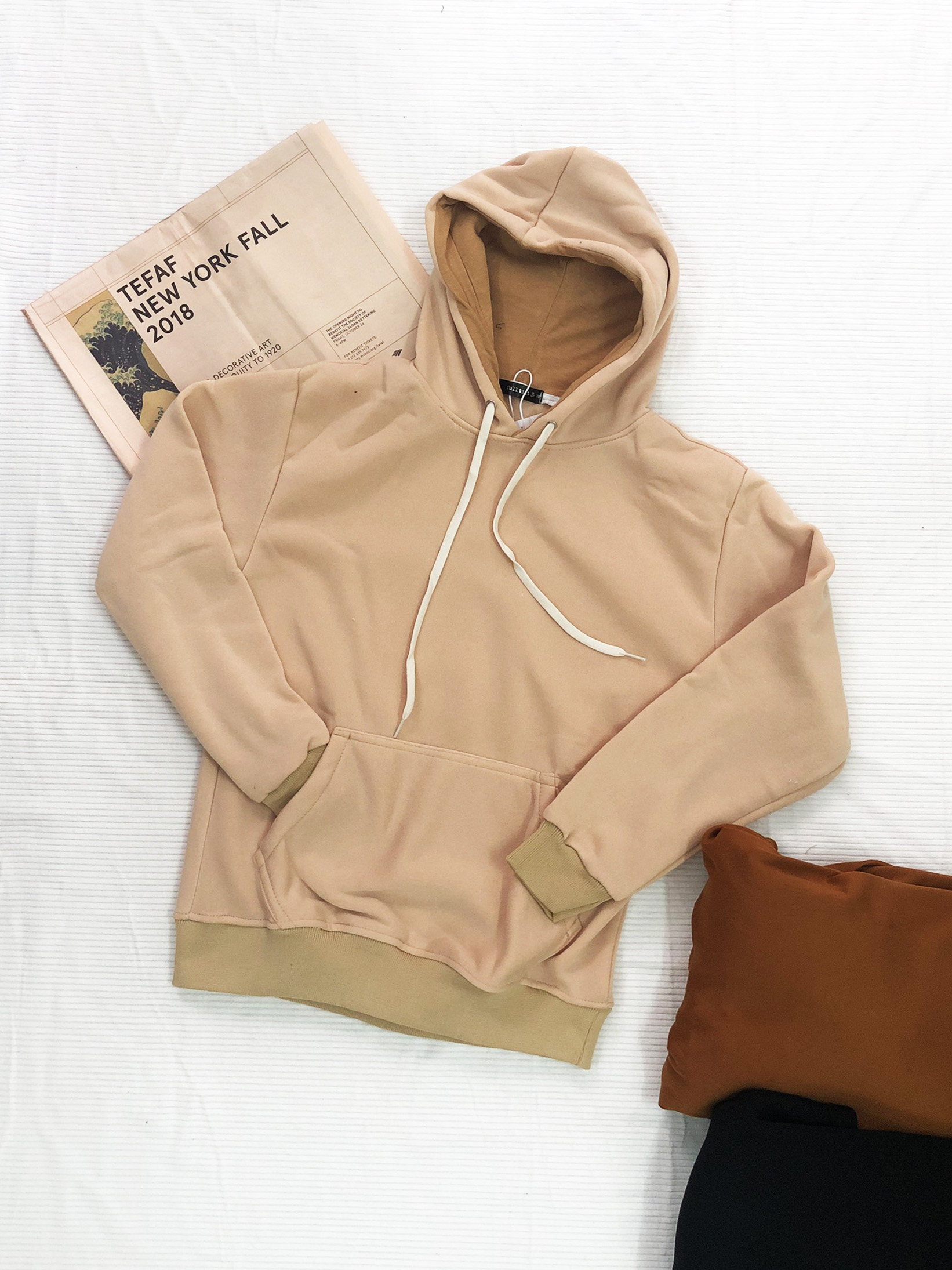 Áo Hoodie Nỉ Bông Trơn Một Màu Cá Tính Phong Cách Hàn Quốc Năng Động - LZGV016