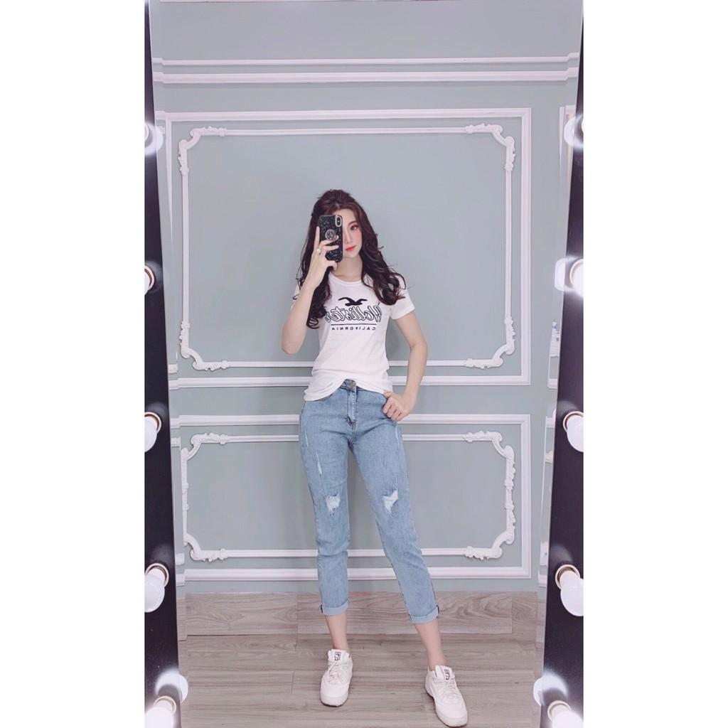 Quần jean nữ lưng thun co giãn JBG1232