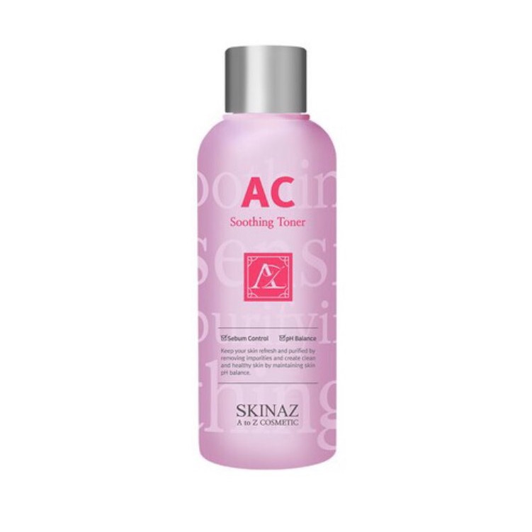 Nước hoa hồng AC Skinaz Hàn Quốc mẫu 2020 (180ml)