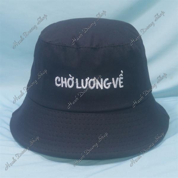 Set Nón Cặp Bucket & Cap Chờ Lương Về (LUV01); (MLV01) - Combo Chờ Lương Về