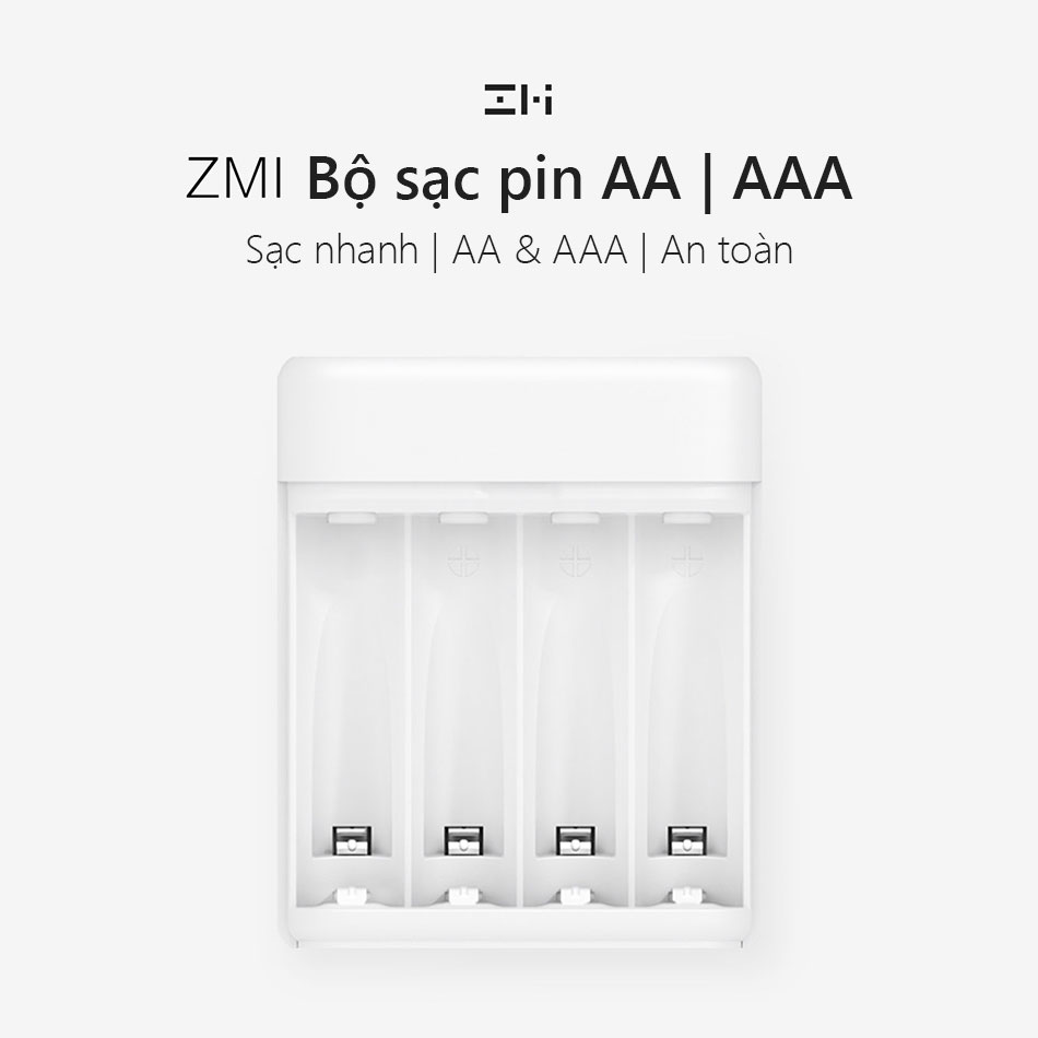 Dock sạc cho pin tiểu sạc được AA, AAA Xiaomi Zmi Zi5, Zi7