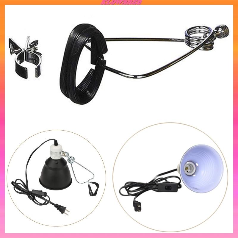 Chân kẹp cho chụp đèn bò sát - Chân kẹp đỡ đui đèn - Phụ kiện bò sát - shopleo