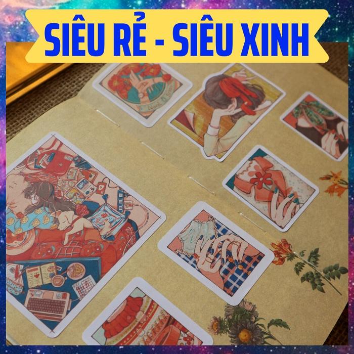 Sticker anime - sticker trang trí, bullet journal sổ tay chủ để hoạt hình unistore uni017