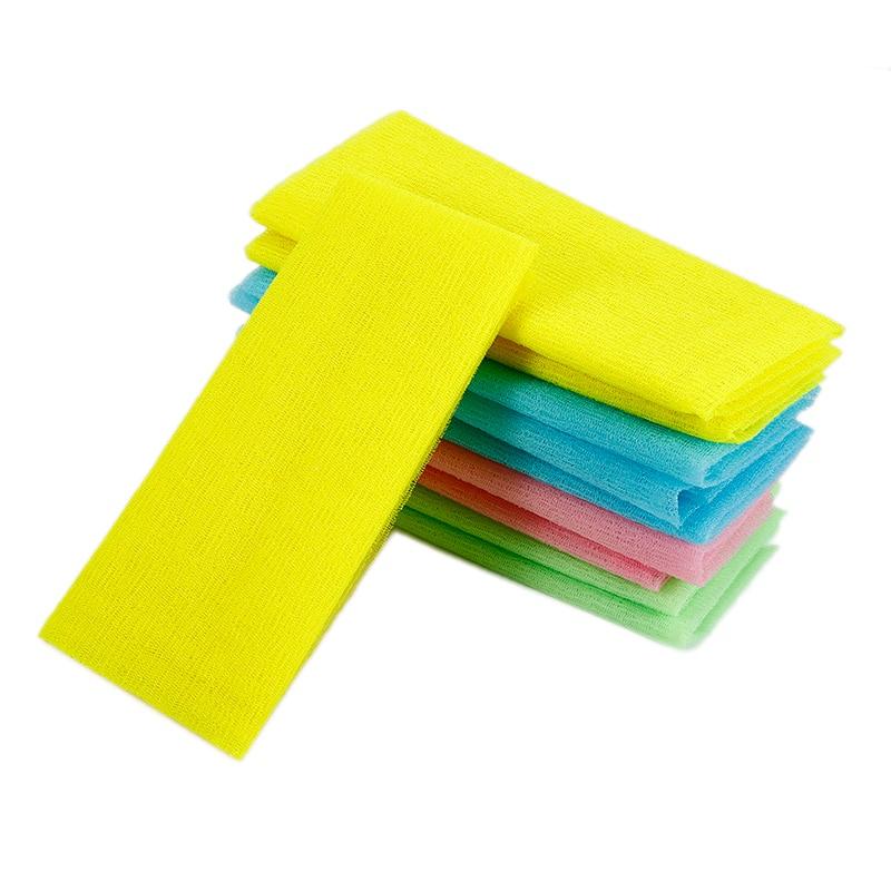 Exfoliating Nylon Bath Shower Body Cleaning Washing Scrubbing Towel Scrubbers Skin Care And Beautification Bath Sponge Body Brus
