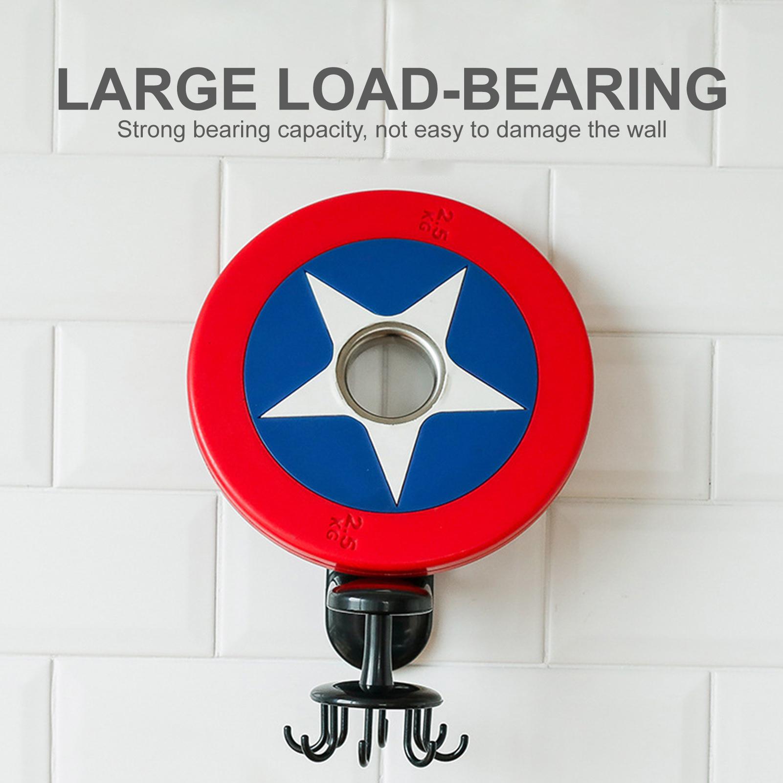 Móc Treo Dán Tường Xoay 360 Độ Tiện Dụng Đa Năng Cho Nhà Bếp, Phòng Tắm, Treo Chìa Khóa ,Vật Dụng Cá Nhân