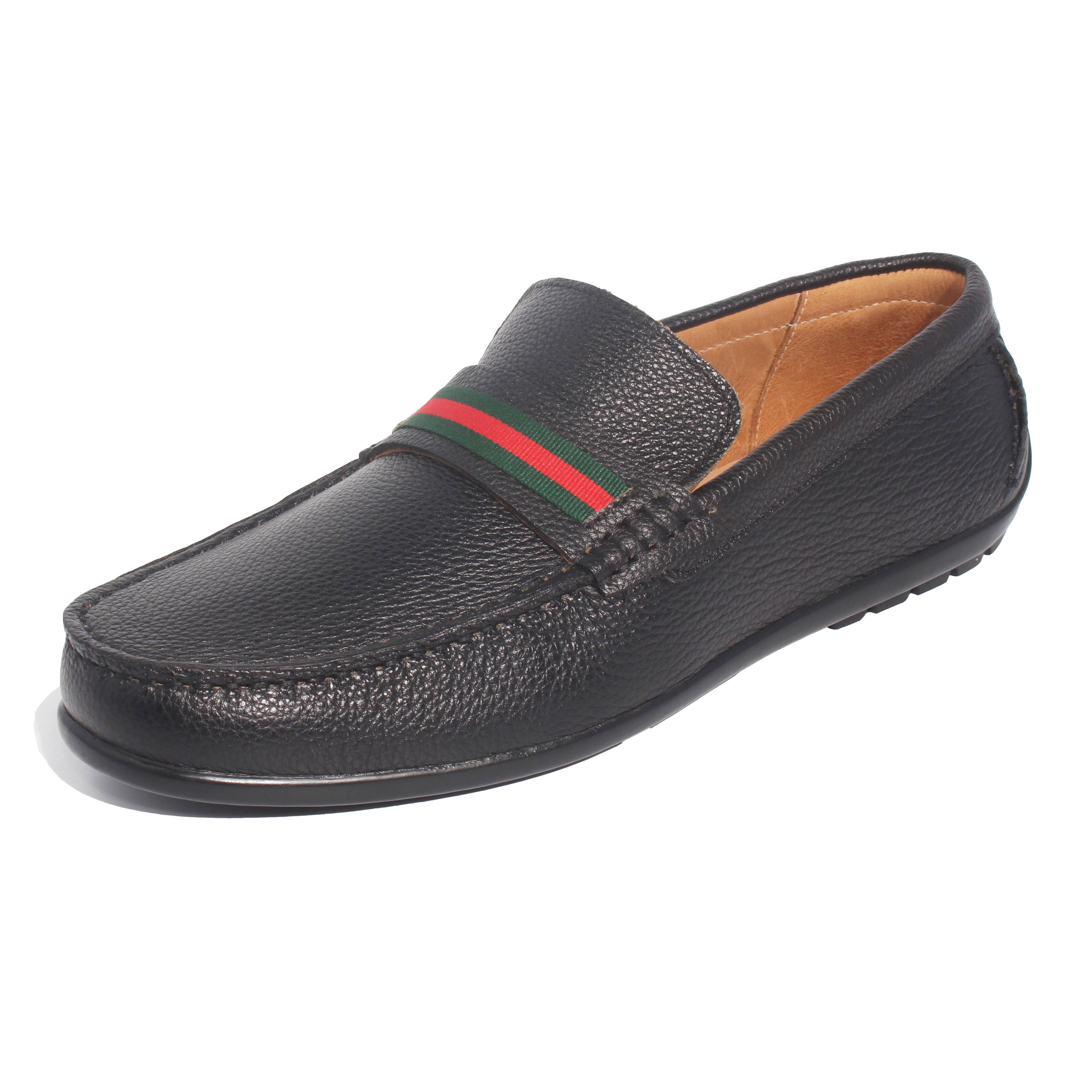 Giày Lười Nam Banuli Casual Slip-On Shoes MOCA1 (Da Veg Itali Mềm Dẻo, Đế Siêu Nhẹ, Chống Trượt, Bảo Hành Trọn Đời)