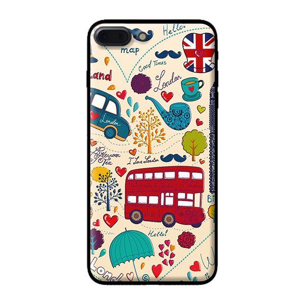 Ốp in cho iPhone 7 Plus Họa Tiết Xe Buýt - Hàng chính hãng