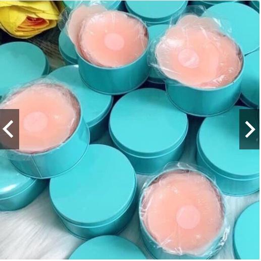 Miếng dán ngực silicon hộp thiếc