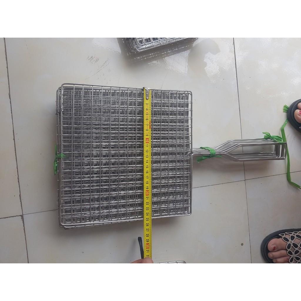 Vỉ nướng thịt inox 304 nhiều kích cỡ dùng nướng thịt, nướng cá, nướng mực cực tiện dụng