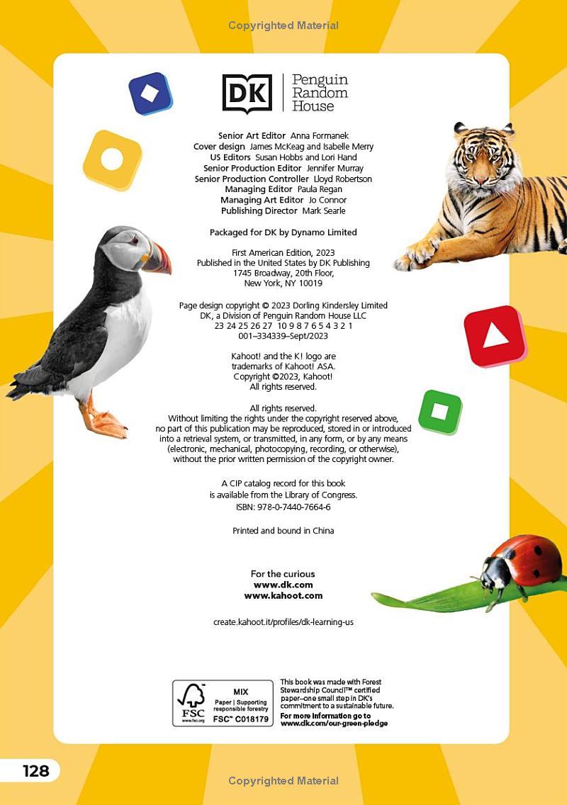 Sách ngoại văn: Kahoot! Quiz Time Animals