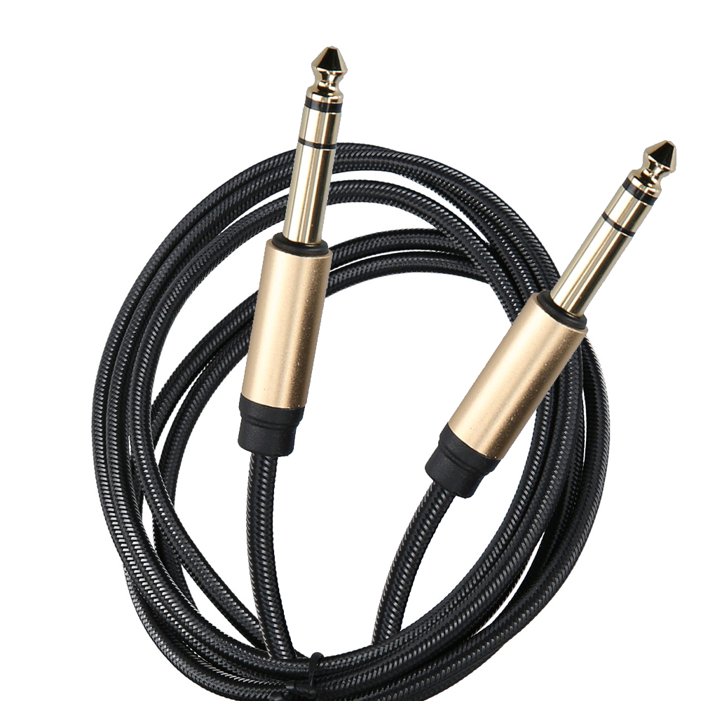 Cáp Chuyển Đổi Âm Thanh Male Sang Male 6,5mm Cho Trống Điện Tử / Loa / Bộ Trộn Âm Thanh / Micrô / Bộ Khuếch Đại 1.8 Mét