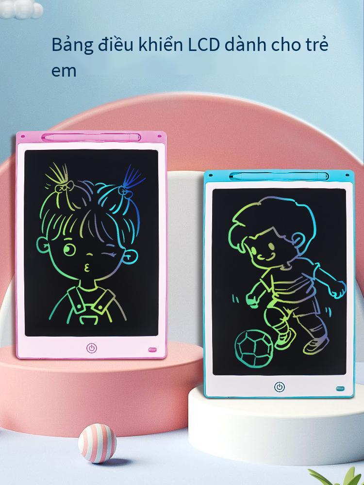 Đảm bảo chất lượng Bảng vẽ dành cho trẻ em Bảng viết tay LCD Bảng bảo vệ mắt Màn hình màu Bảng vẽ vẽ tay Đồ chơi điện tử gia dụng Bảng đen nhỏ có thể lau được
