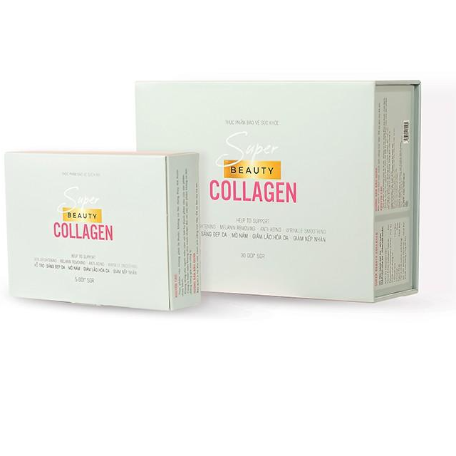 Combo Hỗ Trợ  Chăm Sóc Da Gồm Super Beauty Collagen 30 ngày + Super Beauty Collagen 5 ngày