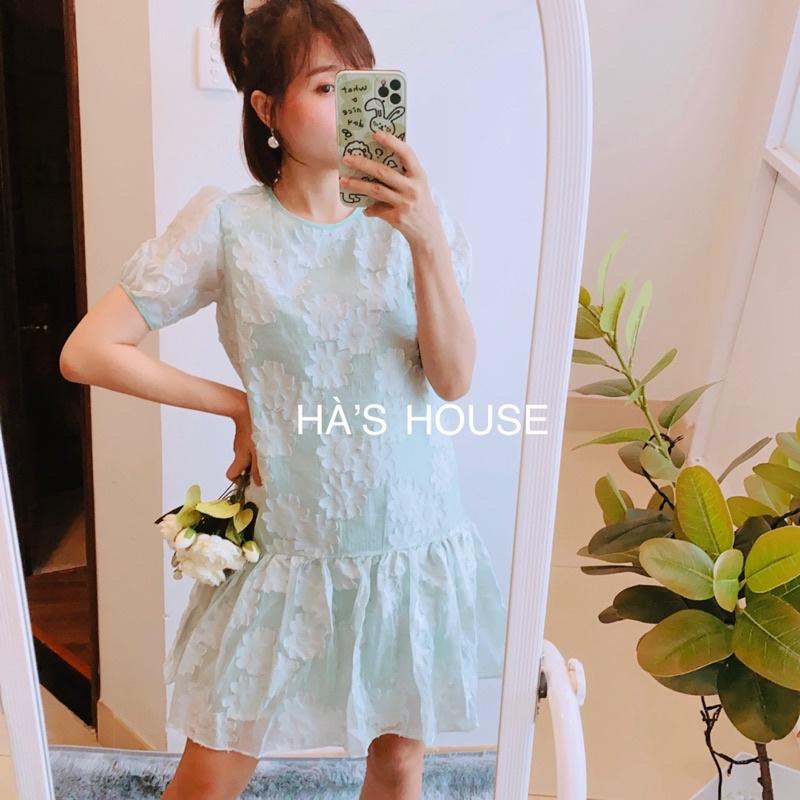 Đầm babydoll màu xanh mint dễ thương