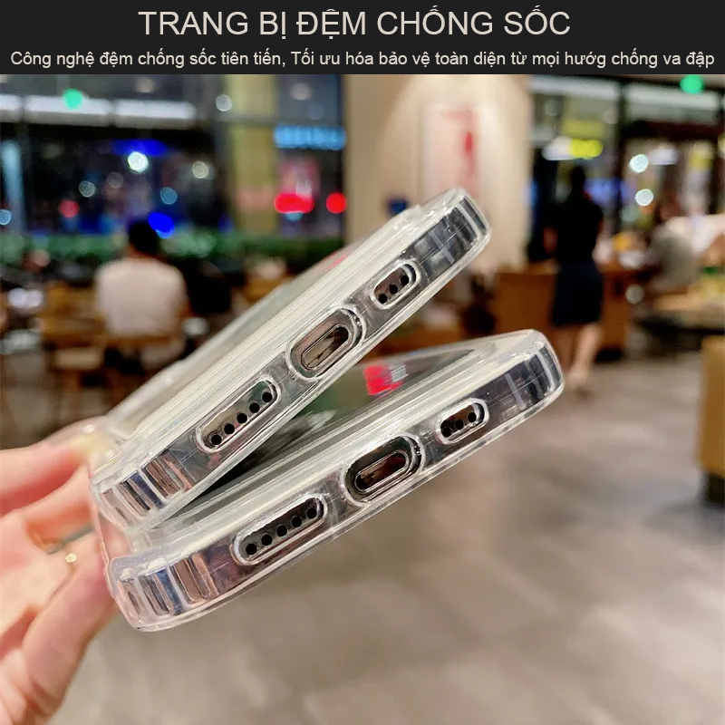 Ốp lưng trong suốt có ngăn đựng thẻ chống sốc cho iPhone 15 Pro Max / 15 Pro / 15 Plus hiệu HOTCASE WALLET - chất liểu dẻo silicon, màng bảo vệ viền camera - Hàng nhập khẩu