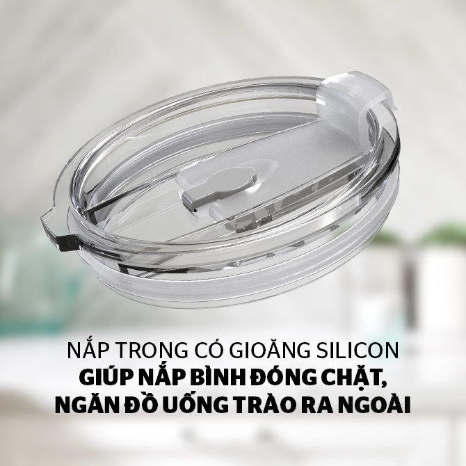 Bình giữ nhiệt inox 304 Sunhouse 900ml KS-TU900I