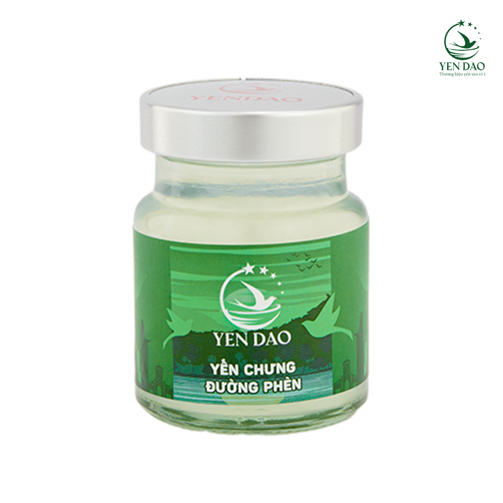 Yến Hũ Chưng Đường Phèn Yến Đảo Cần Giờ chăm sóc sức khoẻ cho mọi người hộp 4-6 hũ
