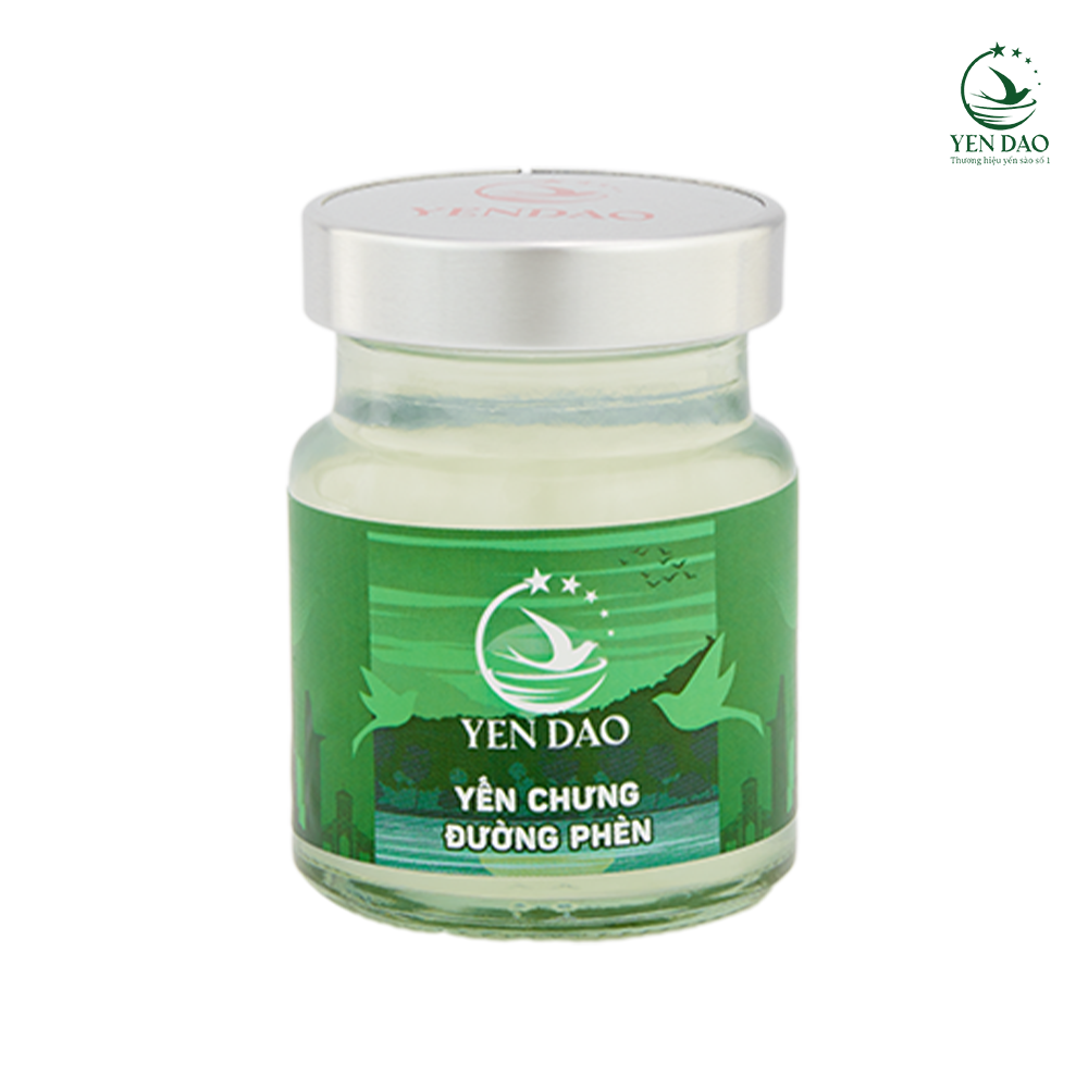 Yến Hũ Chưng Đường Phèn Yến Đảo Cần Giờ dành cho mọi người Hũ 70ml