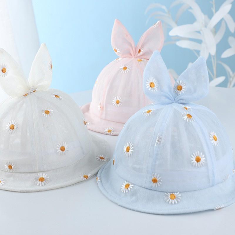 (236) Nón bucket hoạ tiết hoa cho bé - Chất liệu cotton - Thích hợp với tất cả các mùa trong năm