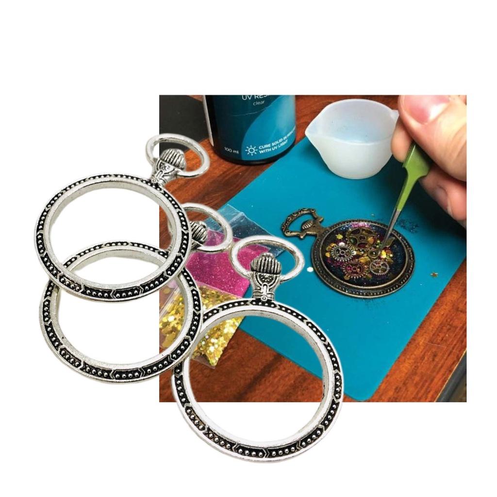 Khuôn Resin Kim Loại Hình Đồng Hồ Khuôn Rỗng Làm Đồ DIY Handmade - Trường Thịnh Sài Gòn