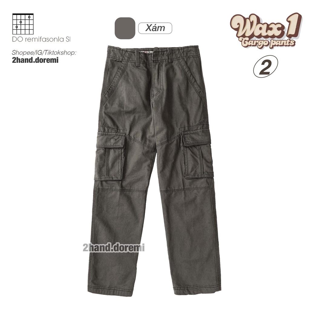 Quần Kaki Túi Hộp Nam Nữ Màu Sắc Retro - Chất Vải Dày Dặn Không Nhăn Không Xù - Chọn Size Theo Số Đo