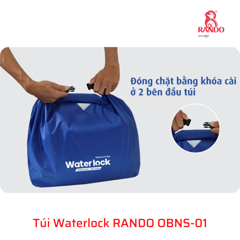 Túi Waterlock OBNS-01 bảo vệ Giỏ xách, Cặp, Balo, … các vật dụng của bạn tránh được nước tạt, mưa, bụi bẩn