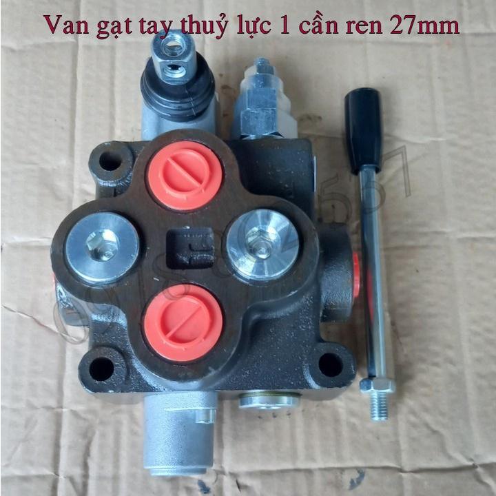 Van gạt tay thuỷ lực 1 cần ren 27mm