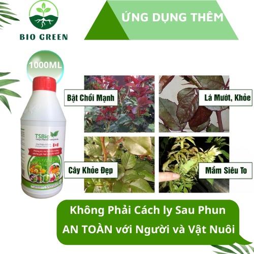 Phân bón hữu cơ vi sinh,chế phẩm sinh học TSBIO 1L,thuốc trừ sâu sinh học, trị nhện đỏ,rệp sáp,vẽ bùa,bọ trĩ