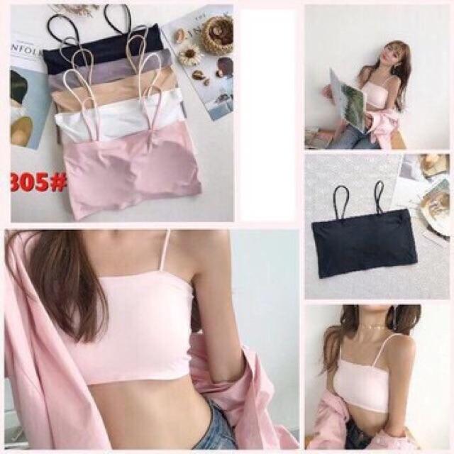 Bra đúc su trơn quây 2 dây chất thun lạnh