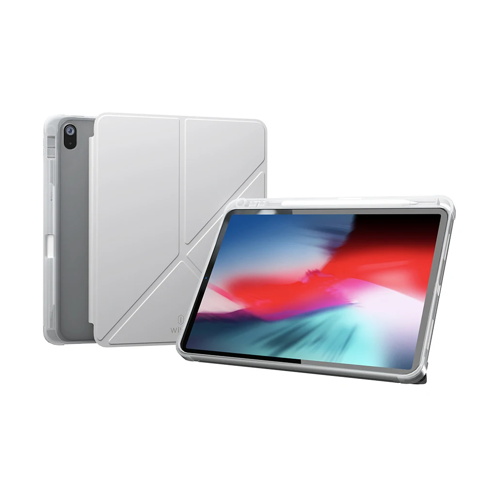 Bao da cho iPad 10.2 inch Gen 7/8/9 hiệu Wiwu Classic III Case có khay để bút, chống sốc cao cấp - Hàng chính hãng