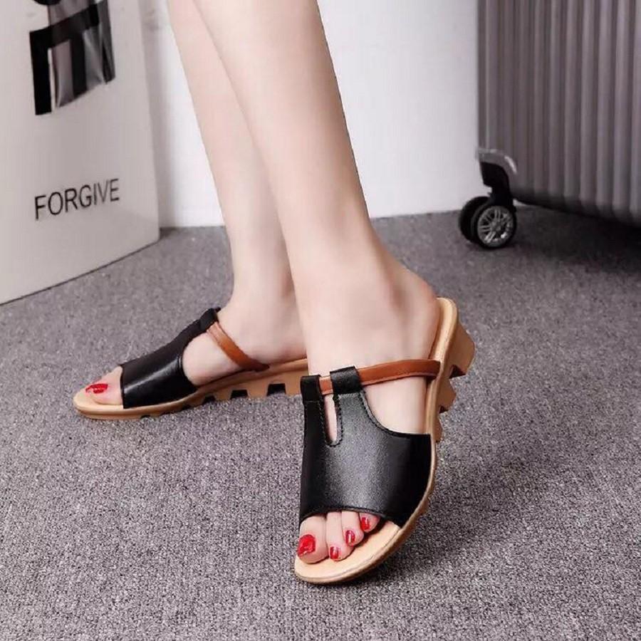 Dép quai ngang kiểu dáng Hàn Quốc cho nữ - MH06